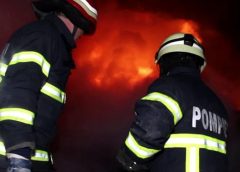 Incendiu în Zalău. Două persoane au ajuns la spital