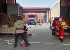 Explozie la o firmă din Șimleu Silvaniei. 12 persoane au fost afectate. Exercițiu!