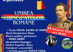 Unirea Principatelor, marcată la Jibou cu momente artistice, torțe și un spectacol de lumini